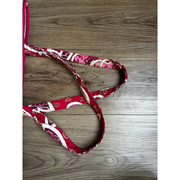 Vera Bradley Large Quilted Tote Pink Paisley Symphony in Hue Shoulder Bag - Picture 3 of 7